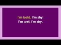 Moondog - I'm this, I'm that (Karaoke)