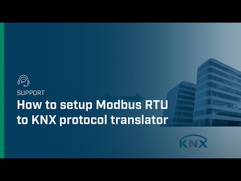 KNX TP to Modbus TCP & RTU Server Application