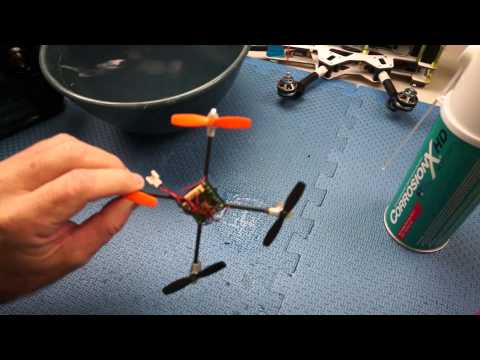 Corrosion X - HD Mini Quadcopter Underwater Test