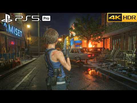 Resident Evil 3 Remake (PS5 Pro) 4K 60FPS HDR Gameplay - (100% Full Game)