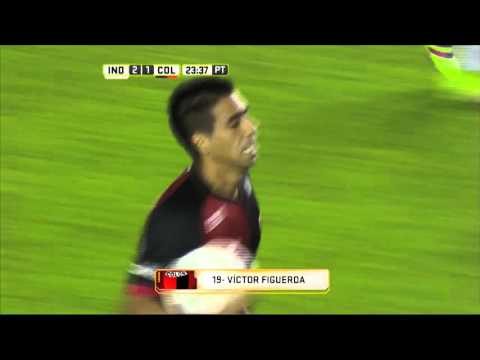 Gol de Figueroa. Independiente 2 - Colón 1.  Fecha 6. Primera División 2016