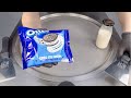 GIANT Oreo Sandwich Ice Cream Rolls How To Make An Oreo Ice Cream Sandwich To Ice Cream Rolls
