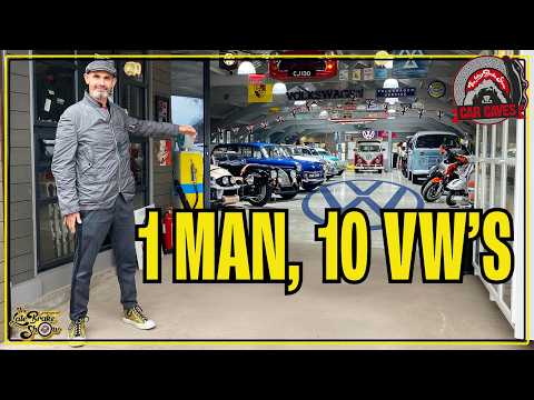Exploring One Man’s SECRET Car Cave with 10+ Rare VWs - Incredible Collection!