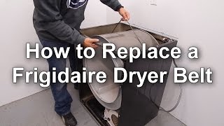 Replacing a Frigidaire Dryer Belt - How to Guide