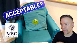 I Got Upgraded to THIS??? - Obstructed View Cruise Ship Cabin on MSC Poesia - Full Tour