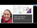 Tidal Calculations Secondary Ports