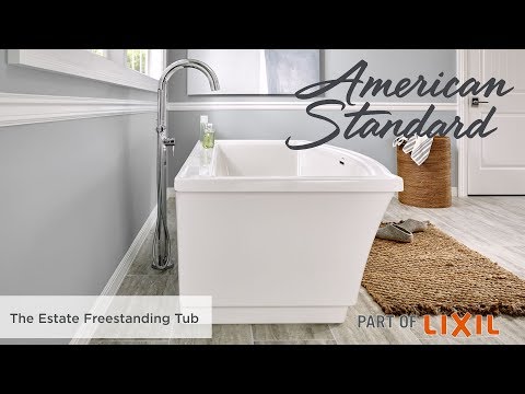 Estate Freestanding Bathtub // WHITE // YouTube Video