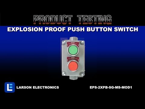 Explosion Proof Push Button Stop/Start Switch - Gas & Fire Button Labels - C1D1&2 - C21&2 - C3