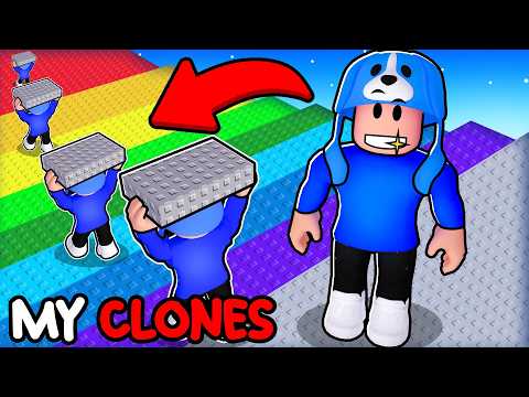 WE CREATED CLONES TO BUILD INFINITE STAIRS IN ROBLOX!