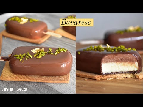 ✅Bavarese al Cioccolato Su Stecco con Crema Inglese! Un'Esplosione di Gusti