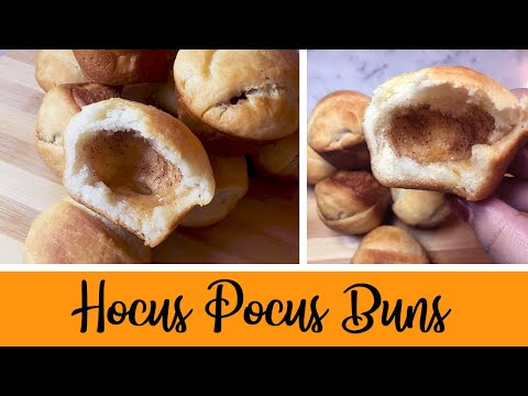 THE HOCUS POCUS BUNS, MAGICAL MARSHMALLOW PUFFS WITH HOMEMADE CRESCENT ROLLS DOUGH | LET'S TRY IT