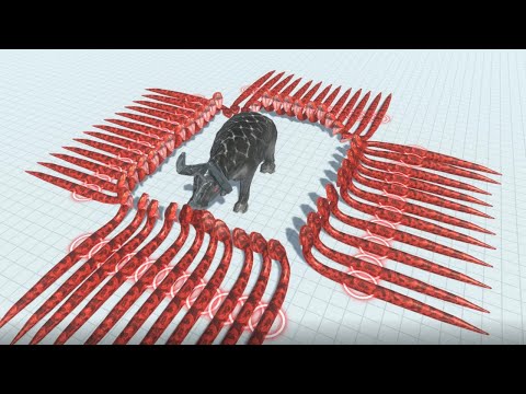 50x TITANOBOA vs EVERY GIANT UNIT Part-1 | ARBS | - Animal Revolt Battle Simulator