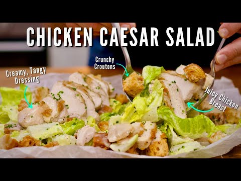 Chicken Caesar Salad Recipe | Ideal For Sharing