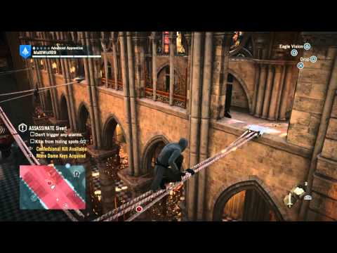 Assassin's Creed: Unity - "Confession" Sivert assassination - All challenges 100% sync