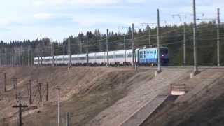 preview picture of video '[RZD] ChS200-005 with a train Nevskiy Express / ЧС200-005 с поездом Невский экспресс'