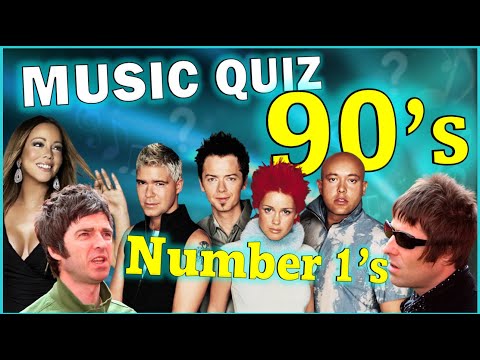 90's Hits That Got To Number 1 | Guess The Song Music Quiz 🎵