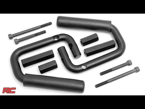 Installing 2007-2016 Jeep Wrangler JK Solid Steel Grab Handles by Rough Country