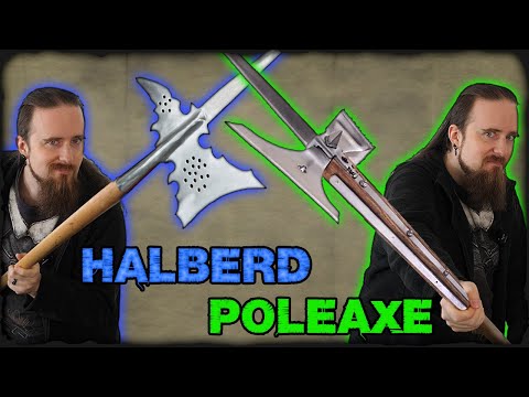 Polearms! Knightly Pollaxe & Halberd: Differences & Use