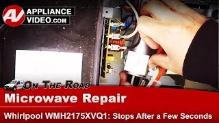 Whirlpool Microwave Repair - Runs for 10 Seconds and Then Stops - High Voltage Capacitor Issues