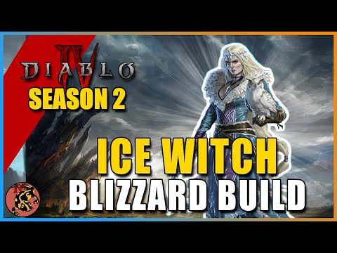 Diablo 4 Season 2 - S-Tier Ice Sorcerer Build! 1-100 Full Progression | Ice Shard, Blizzard, Orb