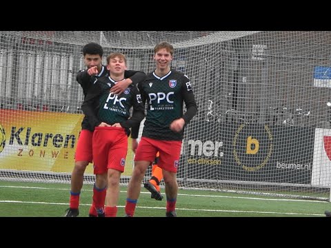 Kampioenswedstrijd Tweede helft  CDW JO19-1 - vv DOVO JO19-1.