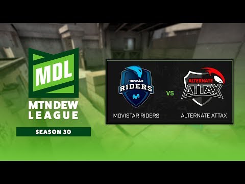 CSGO - Movistar Riders vs Alternate Attax Mapa 1 - Mountain Dew League S30 SEMIFINALS 1/3