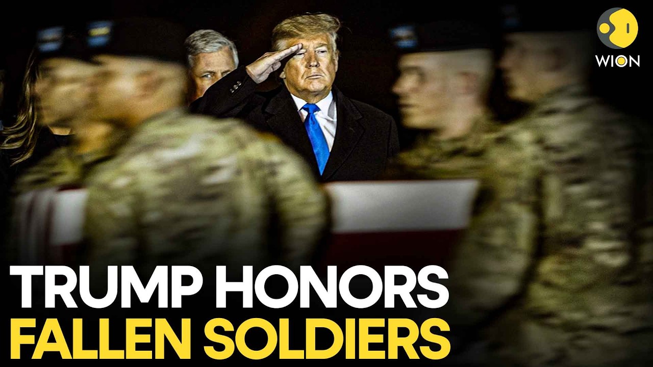 LIVE: Trump And First Lady Attend Dignified Transfer Ceremony For Fallen US Troops | WION Live