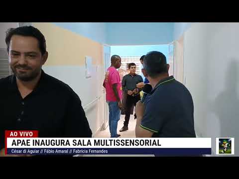APAE DE CARMO DO PARANAÍBA - IINAUGURA SALA MULTISSENSORIAL