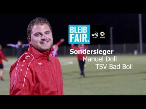 BLEIB FAIR - Besondere Aktion von Landesliga-Trainer
