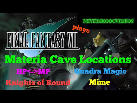 Final Fantasy VII - SECRET Materia Cave Locations