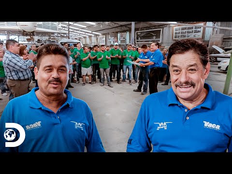 Óscar cumple 30 años en el taller | Mexicánicos | Discovery Latinoamérica