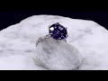video - Pear Millegrained Pave Engagement Ring
