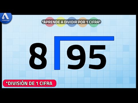 DIVISIÓN de 1 CIFRA - Aprende a DIVIDIR por 1 CIFRA (Super fácil)