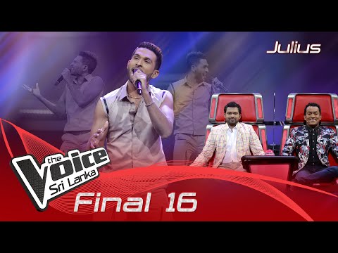 Julius Mitchell | Gayu Gee Athithe (ගැයූ ගී අතීතේ) | Final 16 | The Voice Sri Lanka