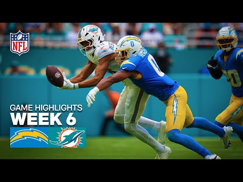 Los Angeles Chargers vs Miami Dolphins Game Highlights | 2025 NFL Season Week 6