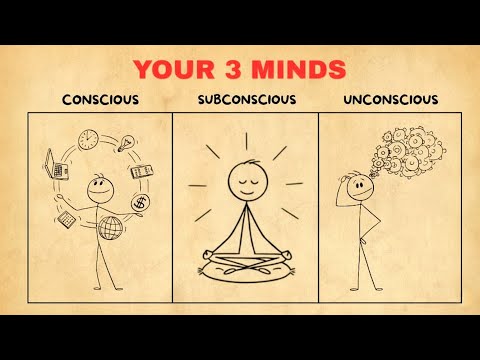 The 3 Levels of Your Mind EXPLAINED  Conscious vs Subconscious vs Unconscious