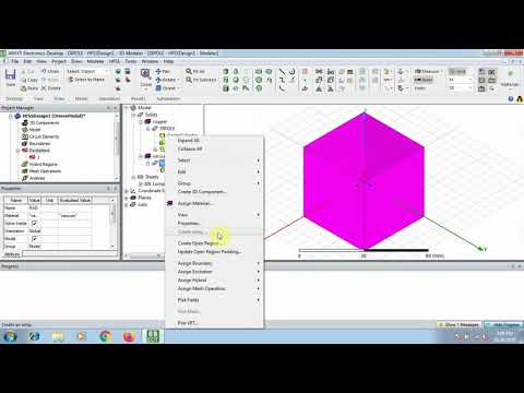 Dipole antenna design using Ansys HFSS