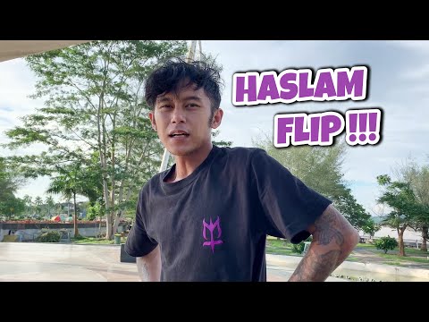 NGULIK  #1 TRICKNYA LEGENDA SKATE ( CHRIS HASLAM ) THE HASLAM FLIP