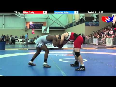 Mike Curby vs. Jermaine John at 2013 ASICS University Nationals - FS