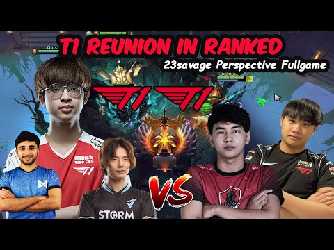 T1 23savage Terrorblade 12K MMR FoRev Attacker vs Ex T1 Player Inyourdream Jackky Dota 2 Server SEA