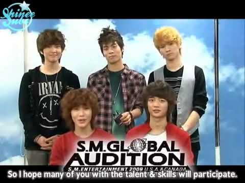 {SHINeeSubs} 091010 2009 SM Global Audition - Message from SHINee