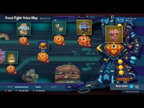 Food Fight Prize Map Showcase - PvZ BFN