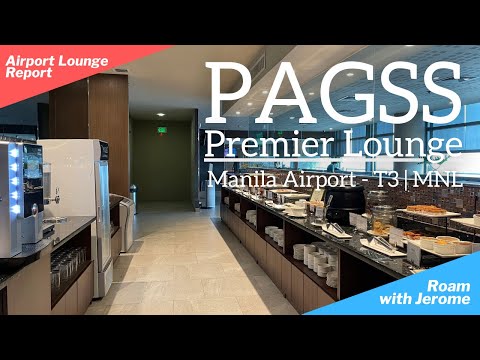 PAGSS Premier Lounge | Aeroporto de Manila | NAIA Terminal 3 | Revisão do Lounge