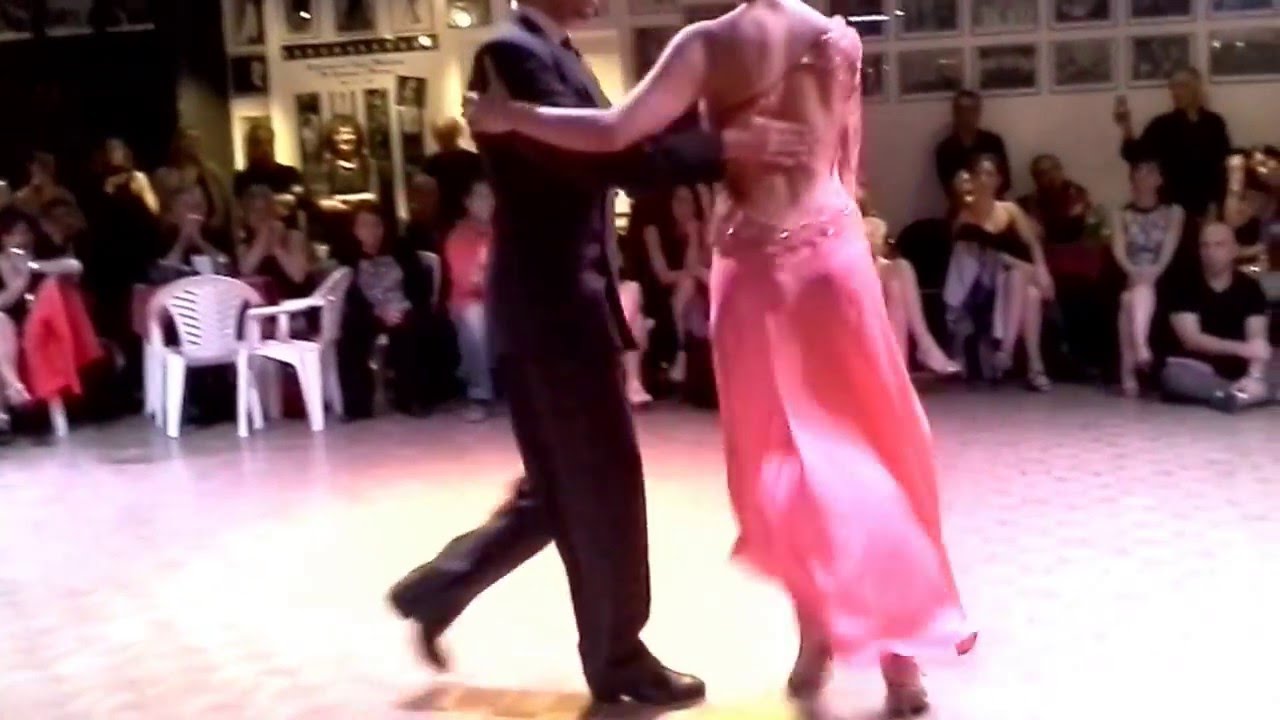 Gabriel Ponce e Analia Morales esibizione di Tango3 alla Zotto Tango Academy Milano 17.04.2016