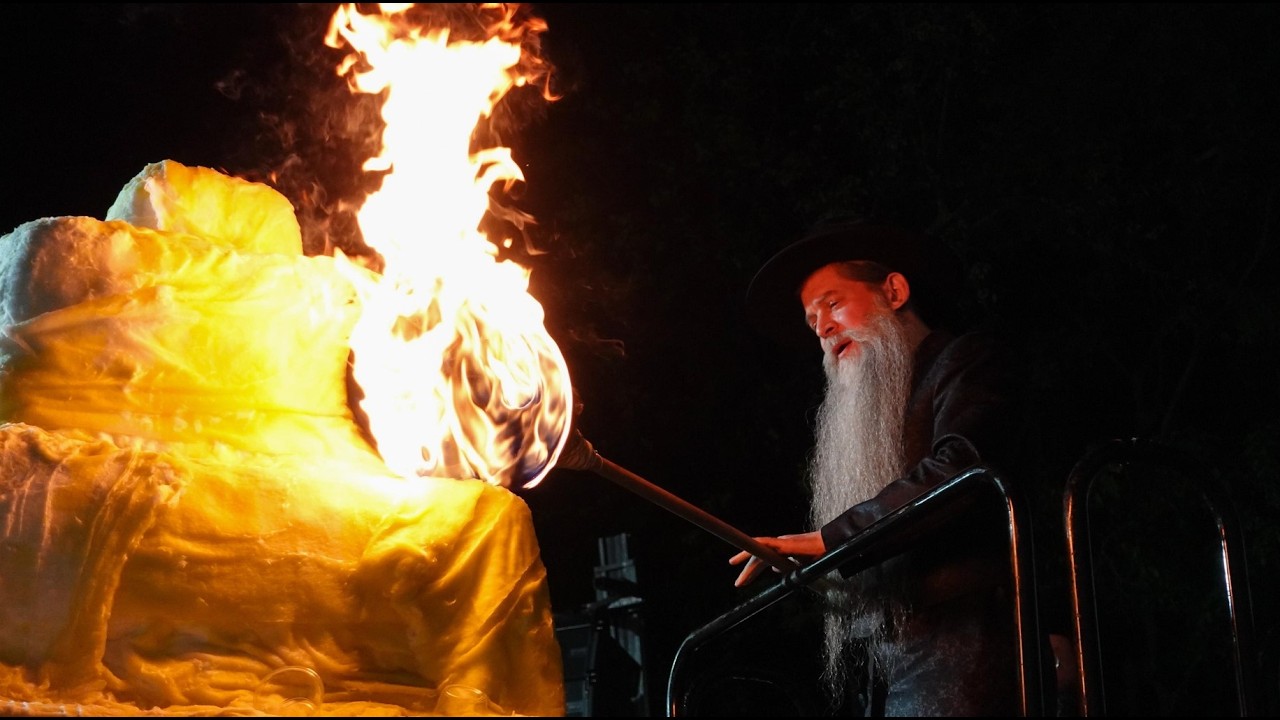 R' Binyomin Eisenberger - Hadlukah - 2026 | ר' בנימין אייזנברגר אב''ד היכל התפילה - ל"ג בעומר הדלקה