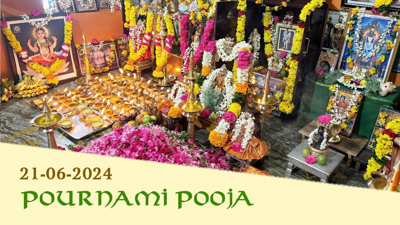 Sacred Pournami Pooja at Sreemadam