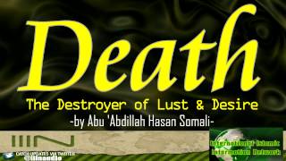 Death The Destroyer of Lust & Desire