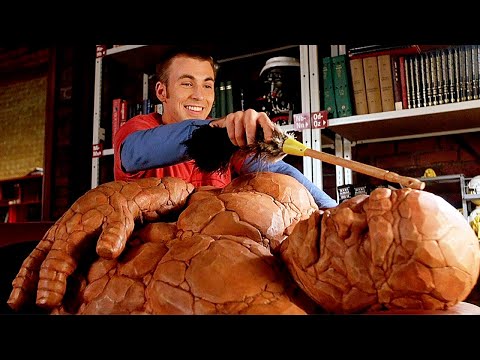 Johnny Storm Pranks Ben Grimm - Funny Scene - Fantastic Four (2005) Movie Clip HD