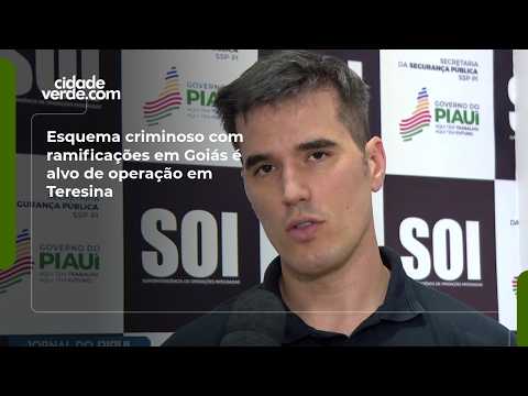 Esquema criminoso com ramificações em Goiás é alvo de operação em Teresina