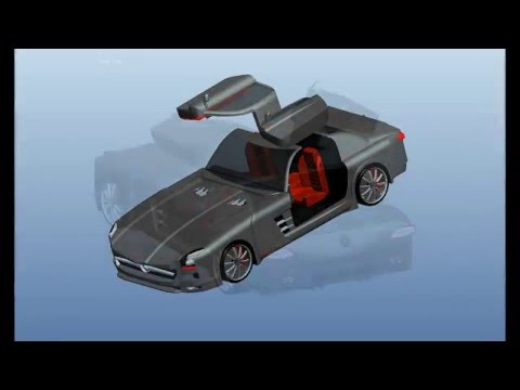 CAD Designing of Mercedes-Benz SLS AMG (Step-wise) Using Pro/E